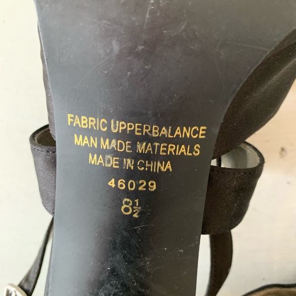 Unlisted black open toe chunky heel shoes Size 8.5 - Picture 6 of 6